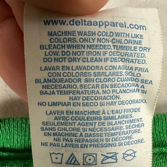 Delta Pro Weight Mens Harambe Graphic Short Sleeved T-Shirt Size XL Green - Picture 7 of 7